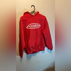 Red Lifeguard Hoodie
